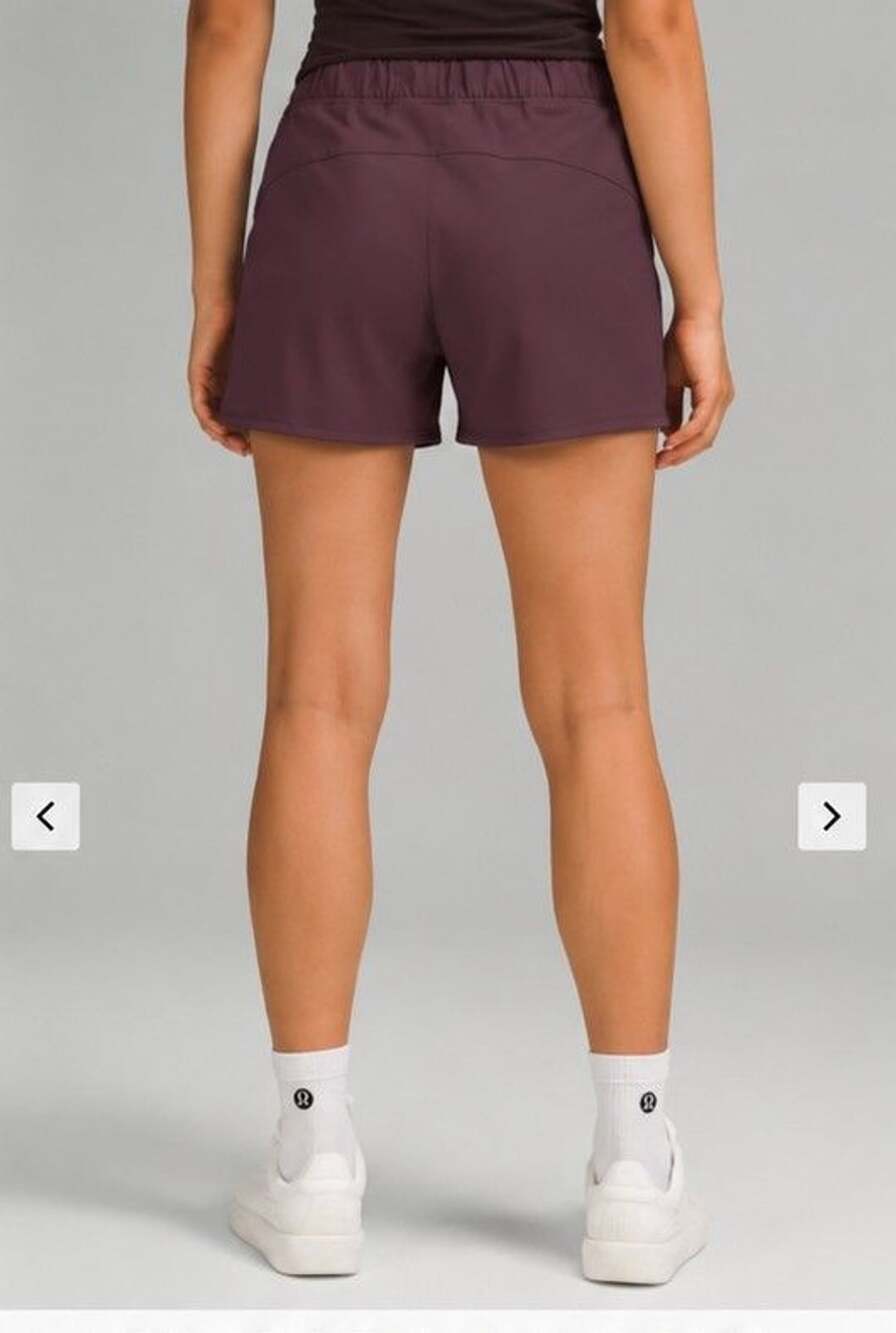 Lululemon Luxtreme Slim-Fit Pull-On MR Shorts Size 4 Goodnight Plum